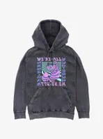 Disney Alice Wonderland We're All Mad Here Mineral Wash Hoodie