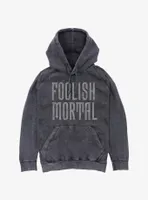 Disney Haunted Mansion Foolish Mortal Mineral Wash Hoodie