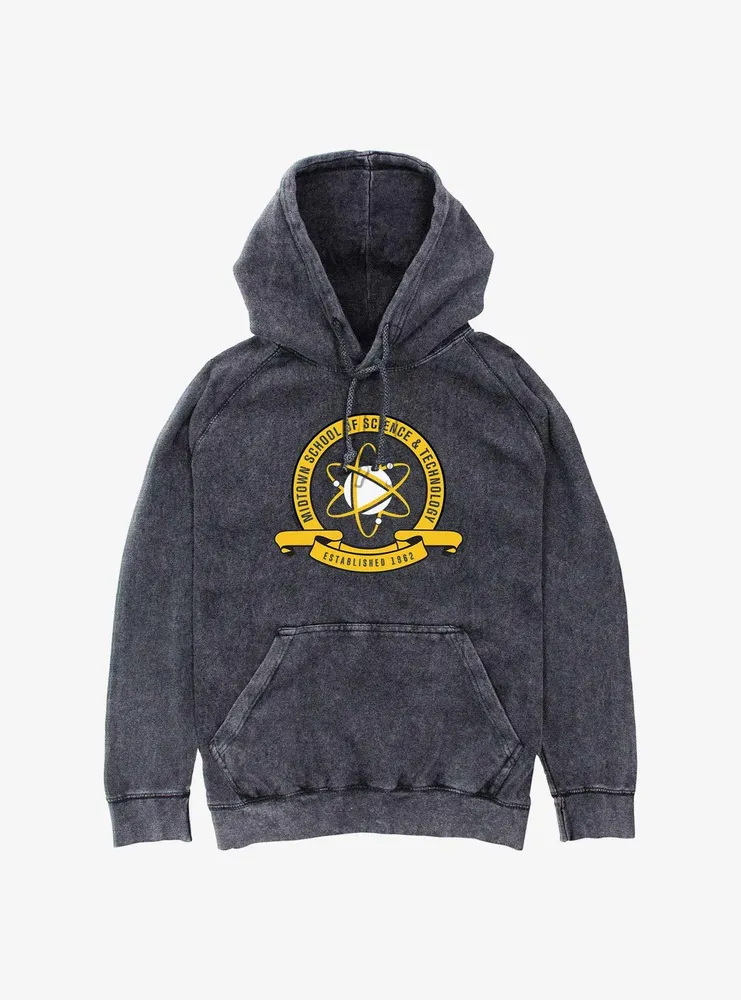 Marvel Spider-Man Midtown School Emblem Mineral Wash Hoodie