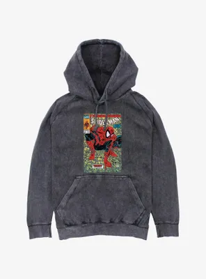 Marvel Spider-Man Comic Cover Torment Mineral Wash Hoodie