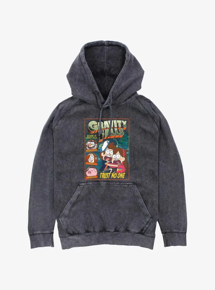 Gravity Falls Comic Mineral Wash Hoodie