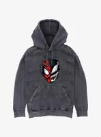 Marvel Venom Spider-Man Split Mineral Wash Hoodie