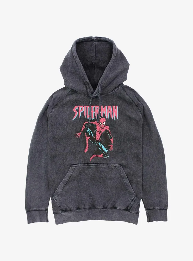 Marvel Spider-Man Pastel Mineral Wash Hoodie