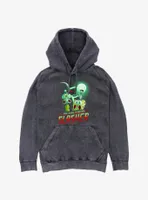 SpongeBob SquarePants Hash Slinging Slasher Mineral Wash Hoodie