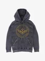 The Legend Of Zelda Power Wisdom Courage Mineral Wash Hoodie