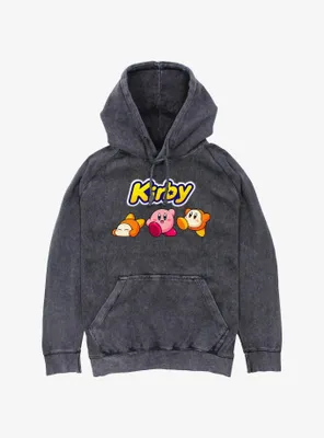 Kirby And Waddle Dees Mineral Wash Hoodie
