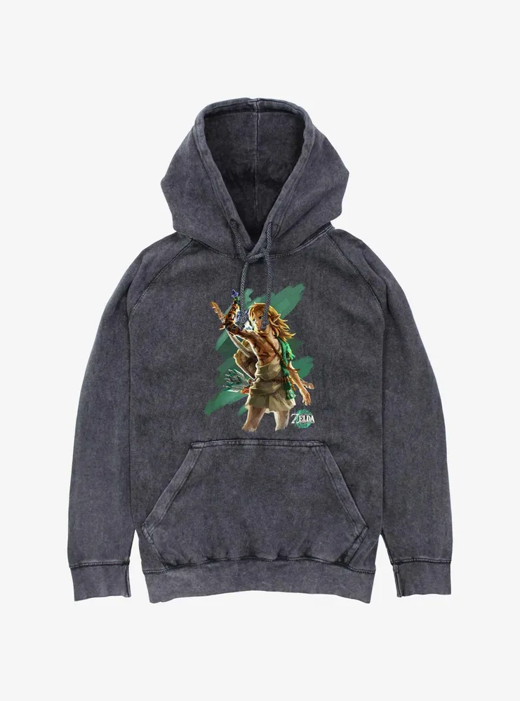 The Legend Of Zelda Hero Link Mineral Wash Hoodie