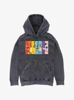 Pokemon Panel Rainbow Mineral Wash Hoodie