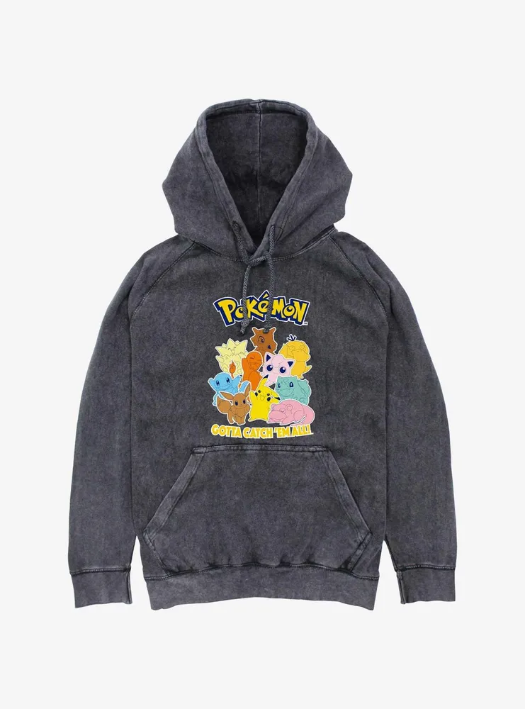 Pokemon Gotta Catch 'Em All Mineral Wash Hoodie