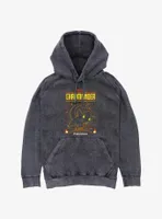 Pokemon Charmander Grid Mineral Wash Hoodie