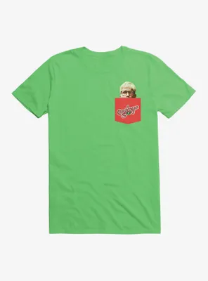 A Christmas Story Shoot Eye Faux Pocket T-Shirt