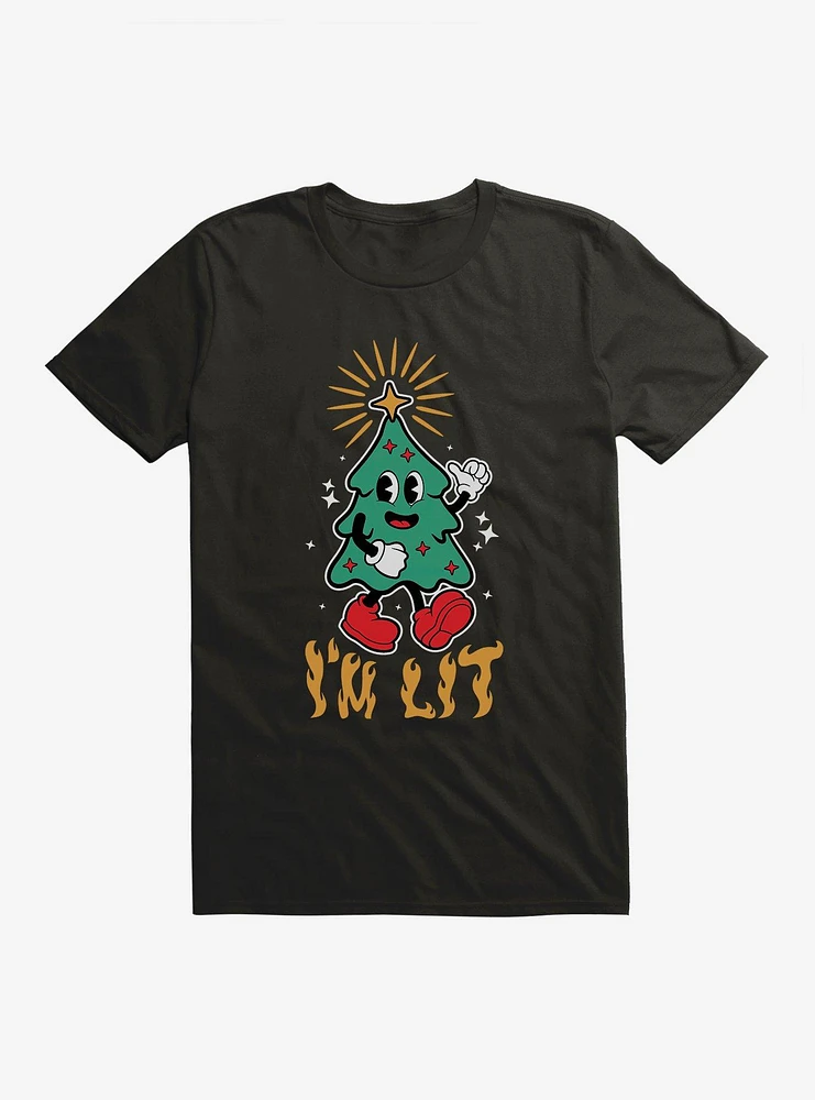 Hot Topic I'm Lit Christmas Tree T-Shirt