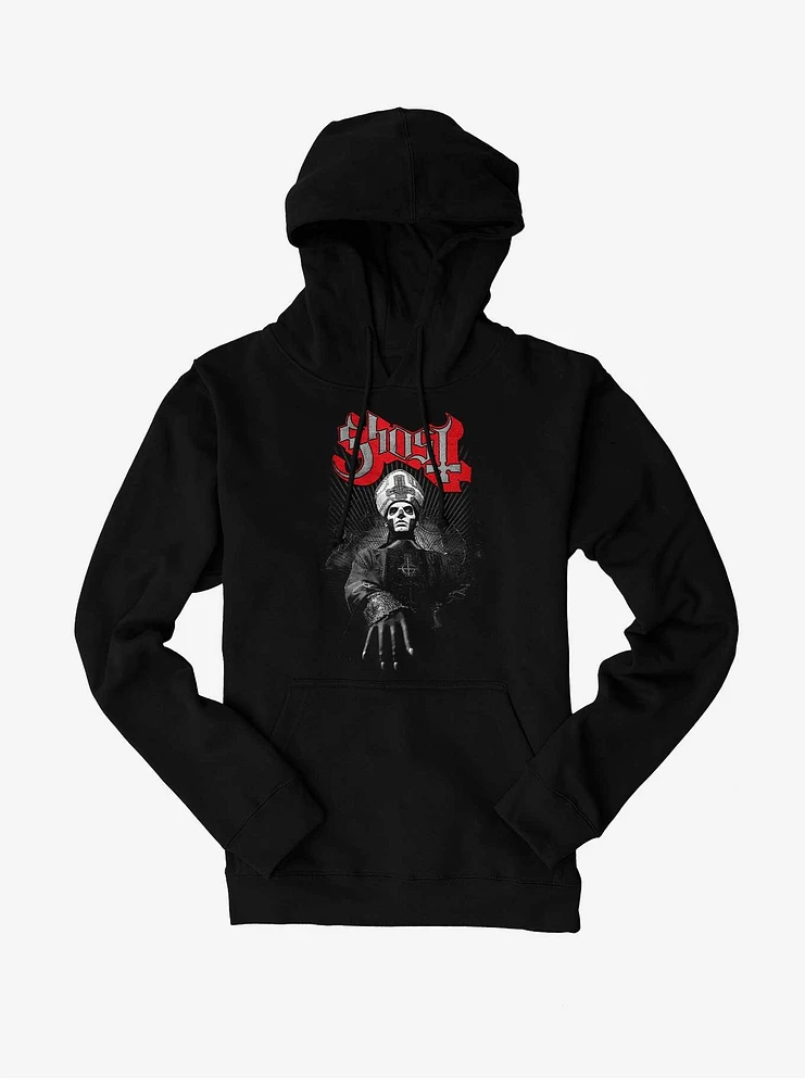 Ghost Papa Emeritus III Black And White Hoodie