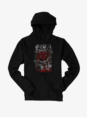 Slayer Dripping Blood Iron Eagle Hoodie