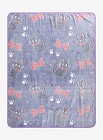 Studio Ghibli® Kiki's Delivery Service Jiji Pastel Throw Blanket