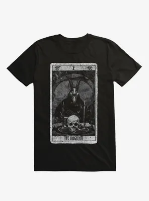 The Magician Skull Tarot Card T-Shirt