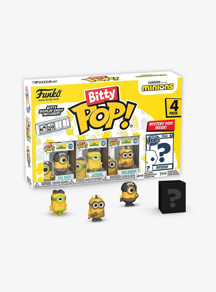 Funko Bitty Pop! Minions Eye, Matie and Friends Blind Box Mini Vinyl Figure Set