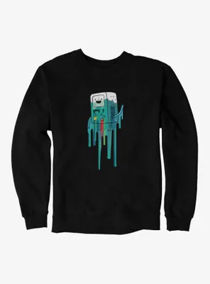 Adventure Time BMO Paint Drip Sweatshirt