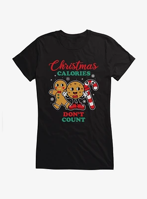 Hot Topic Christmas Calories Don't Count Girls T-Shirt