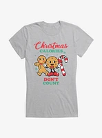Hot Topic Christmas Calories Don't Count Girls T-Shirt