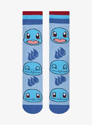 Pokémon Squirtle Faces Crew Socks - BoxLunch Exclusive