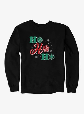 Hot Topic Ho Snowflakes Sweatshirt