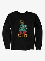 Hot Topic I'm Lit Christmas Tree Sweatshirt