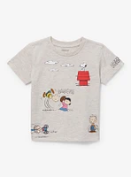 Peanuts Charlie Brown and Friends Puff Print Toddler T-Shirt — BoxLunch Exclusive