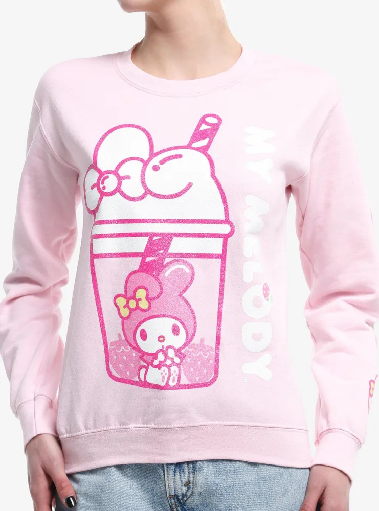 My Melody Boba Glitter Girls Sweatshirt