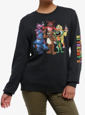 Five Nights At Freddy's Group Shot Girls Sweatshirt