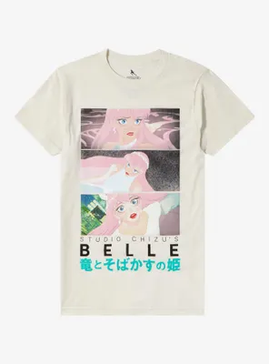 Studio Chizu Belle Character Panels Boyfriend Fit Girls T-Shirt