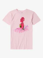 Lore Olympus Persephone Flower Boyfriend Fit Girls T-Shirt