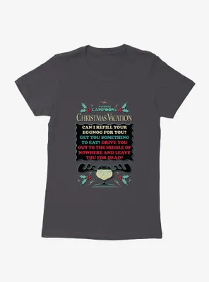 Christmas Vacation Can I Refill Your Eggnog For You? Womens T-Shirt