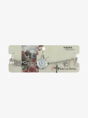 Thorn & Fable Clock Multicharm Choker