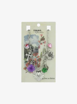 Thorn & Fable Flower Heart Fairy Charm Necklace