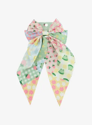 Thorn & Fable Gingham Patchwork Hair Bow