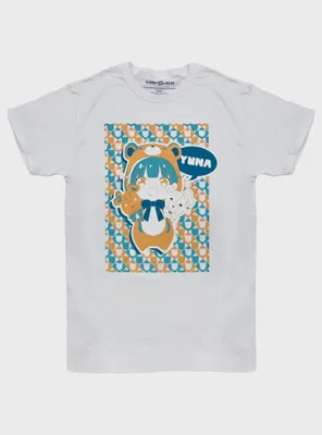 Kuma Bear Chibi Yuna Boyfriend Fit Girl T-Shirt