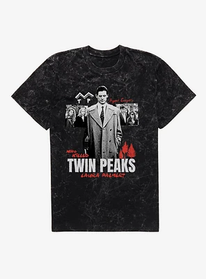 Twin Peaks Agent Cooper Mineral Wash T-Shirt