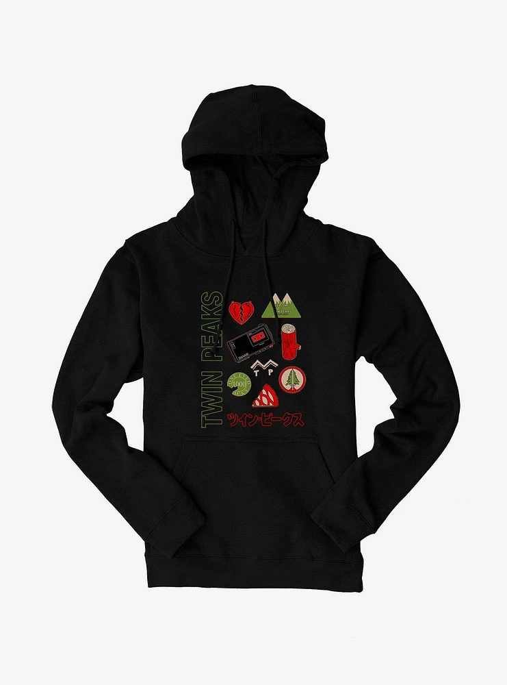 Twin Peaks Icons Hoodie