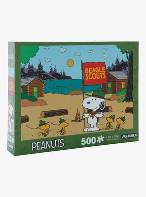 Peanuts Snoopy Beagle Scouts 500-Piece Puzzle