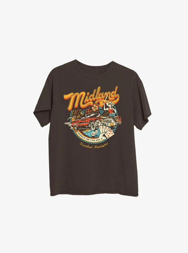 Midland Car Boyfriend Fit Girls T-Shirt