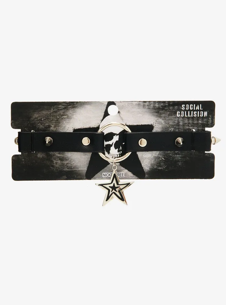 Social Collision® Star Spike Choker