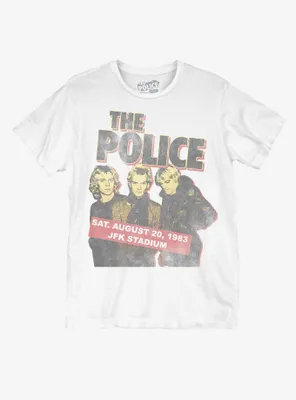 The Police JFK Stadium Show Boyfriend Fit Girls T-Shirt