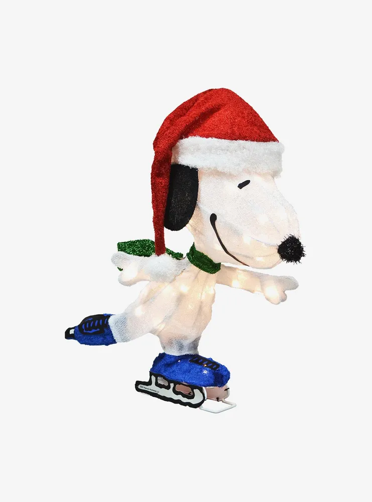 Peanuts Snoopy 3D Skating LED Yard Decor