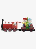 Peanuts Train Set Yard Decor