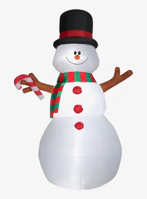 Swiveling Snowman Animated Airblown