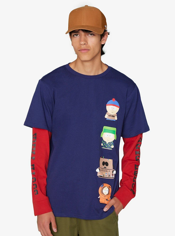 South Park Character Outfits Long-Sleeve Twofer