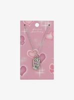 Sweet Society® Cat Flip Phone Pendant Necklace
