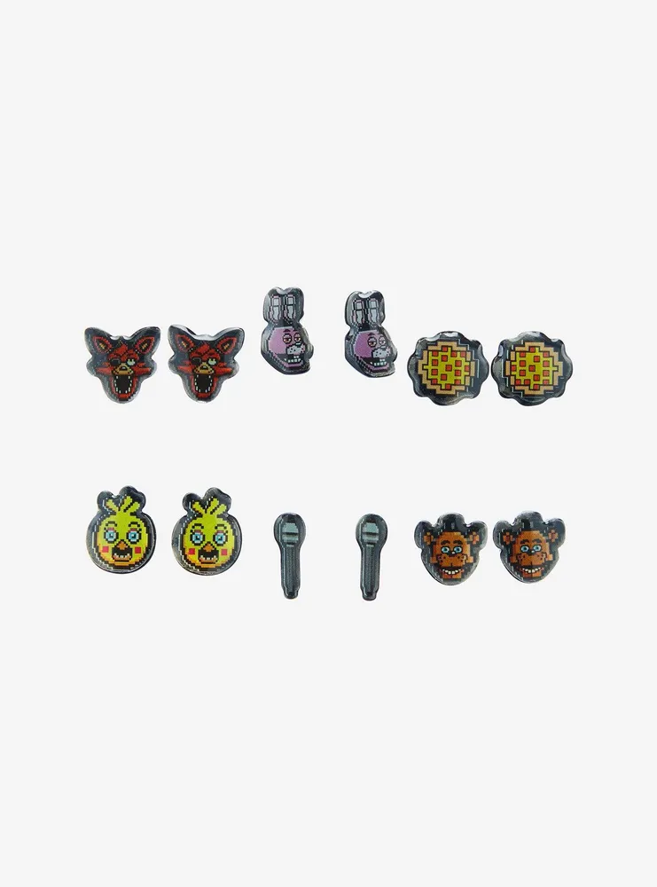 Five Nights At Freddy's 8-Bit Earring Set