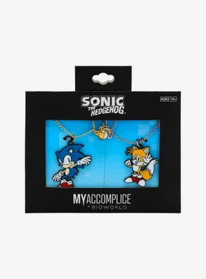 Sonic The Hedgehog Tails & Sonic Best Friend Necklace Set